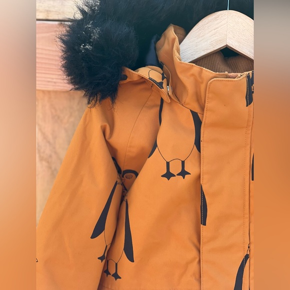 Mini Rodini Brown K2 Penguin Parka For kids All Genders - Picture 3 of 16